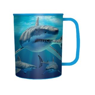 Obrázek z Hrnek 3D plast - žralok, 300ml (5) 